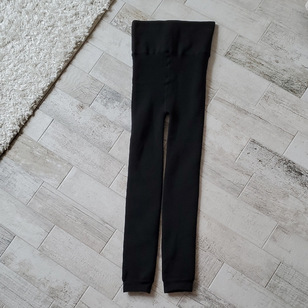 New Timberland Women's Small/Medium Fur Lined Black Warm Leggings